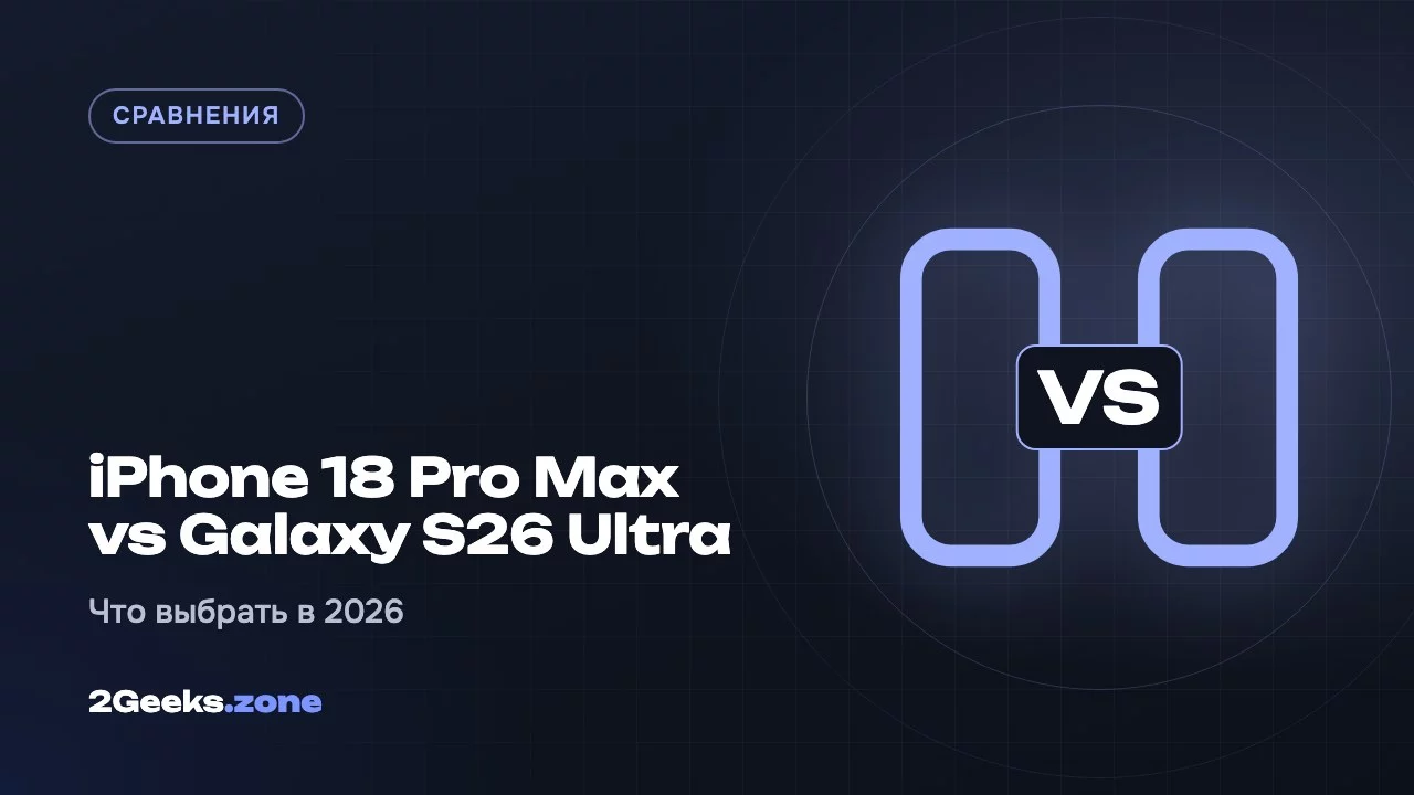 iPhone 18 Pro Max или Galaxy S26 Ultra: что выбрать в 2026 году